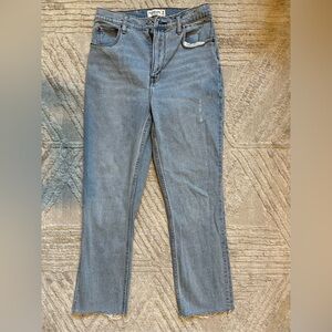 90’s slim straight ultra high rise Abercrombie & Fitch jeans